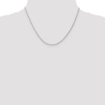 Gold (10K & 14K) Diamond-Cut Machine-Made Rope Chain - 10k White Gold / 18 in / 1.15 mm