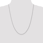 Gold (10K & 14K) Diamond-Cut Machine-Made Rope Chain - 10k White Gold / 24 in / 1.15 mm