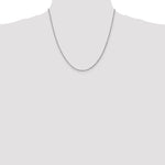 Gold (10K & 14K) Diamond-Cut Machine-Made Rope Chain - 10k White Gold / 20 in / 1.6 mm