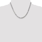 Gold (10K & 14K) Flat Beveled Curb Chain - 10k White Gold / 18 in / 4.75 mm