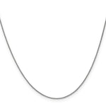 Gold (10K & 14K) Spiga Chain - 10k White Gold / 16 in / 0.85 mm, Lobster