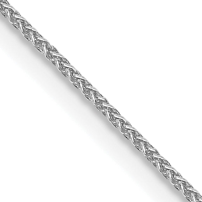 Gold (10K & 14K) Spiga Chain - 10k White Gold / 16 in / 0.85 mm, Lobster