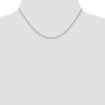 Gold (10K & 14K) Spiga Chain - 10k White Gold / 16 in / 1.05 mm, Lobster