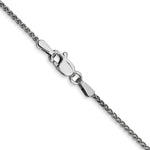 Gold (10K & 14K) Spiga Chain - 10k White Gold / 16 in / 1.25 mm