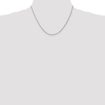 Gold (10K & 14K) Spiga Chain - 10k White Gold / 18 in / 1.25 mm