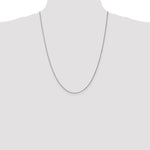 Gold (10K & 14K) Spiga Chain - 10k White Gold / 24 in / 1.25 mm
