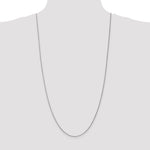 Gold (10K & 14K) Spiga Chain - 10k White Gold / 30 in / 1.25 mm