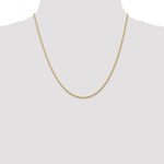Gold (10K & 14K) Carded Cable Rope Chain - 14k Yellow Gold / 20 in / 1.55 mm