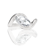 Shannon marquise lab diamond engagement ring in platinum