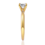 Beatrice Asscher Cut Lab Grown Diamond 18Kt Yellow Gold Engagement Ring - View 4