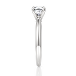 Beatrice Cushion Cut Lab Grown Diamond Platinum Engagement Ring - View 4