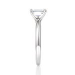 Beatrice Emerald Cut Lab Grown Diamond Platinum Engagement Ring - View 4