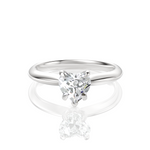 Beatrice Heart Cut Lab Grown Diamond 18Kt White Gold Engagement Ring