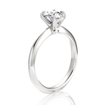 Beatrice Heart Cut Lab Grown Diamond 18Kt White Gold Engagement Ring - View 3