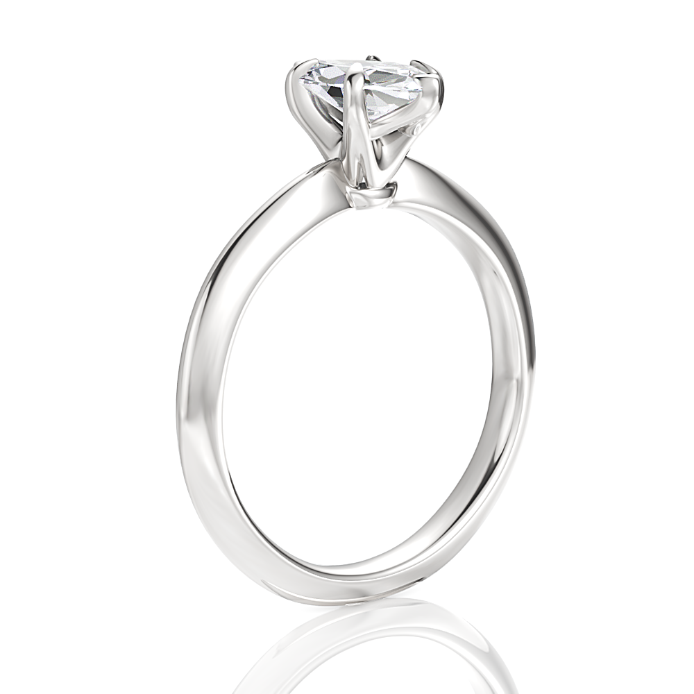 Beatrice Marquise Cut Lab Grown Diamond 14Kt White Gold Engagement Ring - View 3