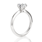 Beatrice Marquise Cut Lab Grown Diamond Platinum Engagement Ring - View 3