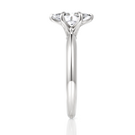 Beatrice Marquise Cut Lab Grown Diamond 18Kt White Gold Engagement Ring - View 4