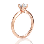 Beatrice Marquise Cut Lab Grown Diamond 18Kt Rose Gold Engagement Ring - View 3