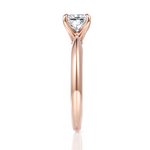 Beatrice Princess Cut Lab Grown Diamond 18Kt Rose Gold Engagement Ring - View 4