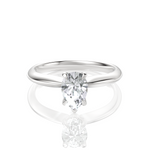 Beatrice Pear Cut Lab Grown Diamond Platinum Engagement Ring