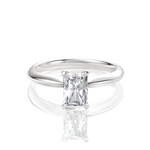 Beatrice Radiant Cut Lab Grown Diamond 18Kt White Gold Engagement Ring