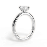 Allison Marquise Cut Lab Grown Diamond 14Kt White Gold Engagement Ring - View 3