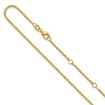 Leslie's Gold Flat Cable Adjustable Chain - 14k Yellow Gold / 18 in / 1.7 mm