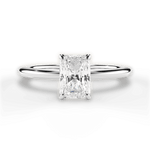 Allison Radiant Cut Lab Grown Diamond 18Kt White Gold Engagement Ring