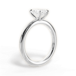 Allison Radiant Cut Lab Grown Diamond Platinum Engagement Ring - View 3