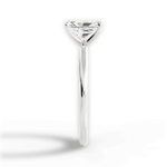 Allison Radiant Cut Lab Grown Diamond 18Kt White Gold Engagement Ring - View 4