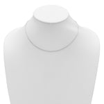 Leslie's Gold Flat Cable Adjustable Chain - 14k White Gold / 18 in / 1.7 mm