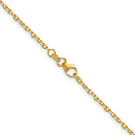 Herco Gold Solid Diamond-Cut Cable Chain - 14k Yellow Gold / 1.9 mm / 16 in