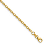 Herco Gold Solid Diamond-Cut Cable Chain - 14k Yellow Gold / 2.7 mm / 16 in