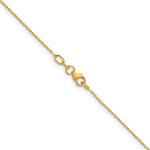 Herco Gold Solid Diamond-Cut Cable Chain - 14k Yellow Gold / 0.9 mm / 16 in
