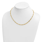 Herco Gold Solid Figaro Chain - 3.5 mm / 18 in