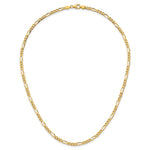 Herco Gold Solid Figaro Chain - 3.5 mm / 18 in