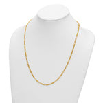 Herco Gold Solid Figaro Chain - 3.5 mm / 24 in