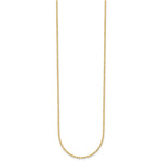 Herco Gold Diamond-Cut Flat Oval Link Chain - 14k Yellow Gold / 1.2 mm / 16 in