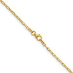 Herco Gold Diamond-Cut Flat Oval Link Chain - 14k Yellow Gold / 2.2 mm / 16 in