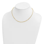 Herco Gold Diamond-Cut Flat Oval Link Chain - 14k Yellow Gold / 2.2 mm / 16 in