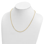 Herco Gold Diamond-Cut Flat Oval Link Chain - 14k Yellow Gold / 2.2 mm / 20 in