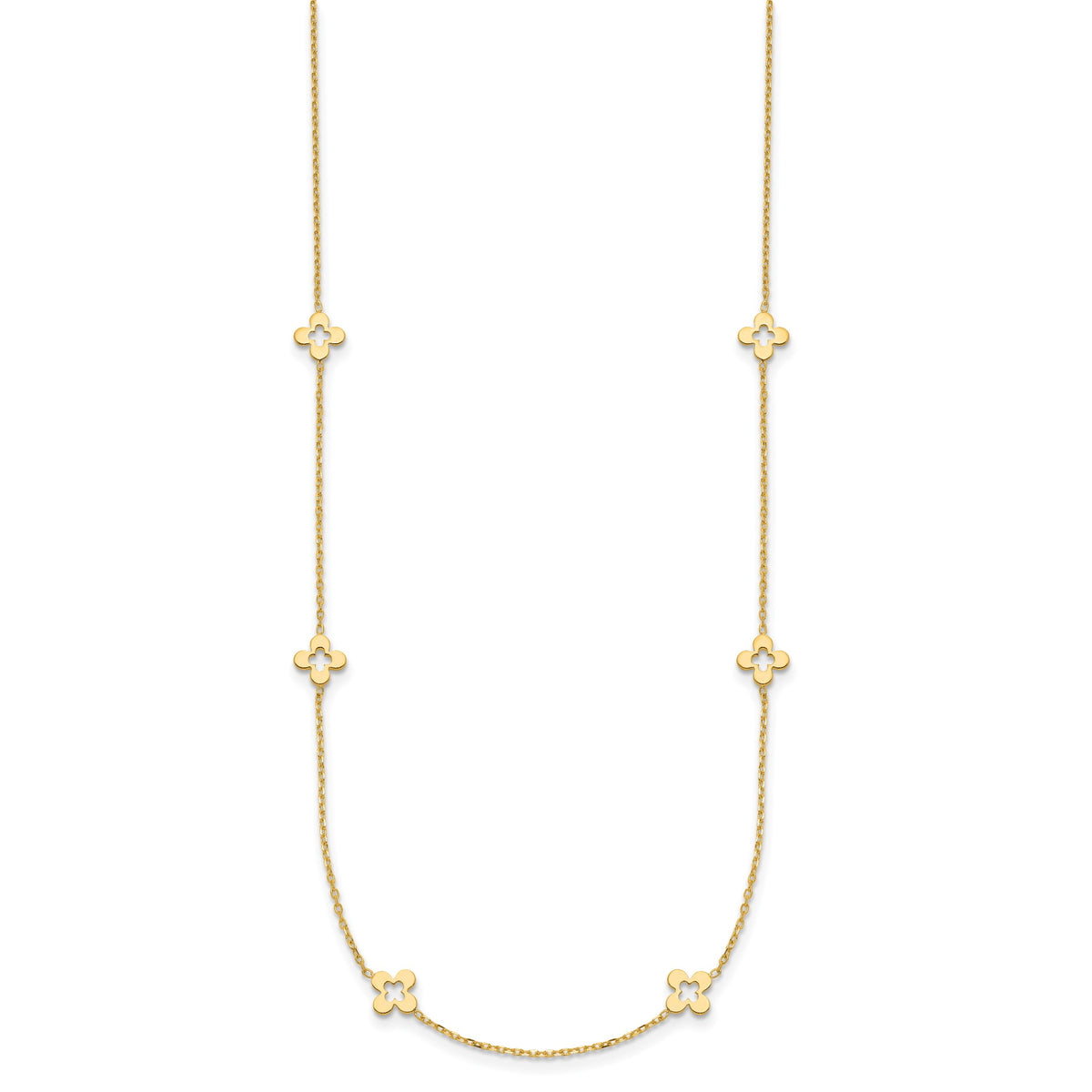HERCO Gold 4 Leaf Clover Necklace