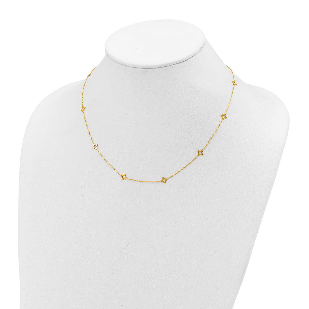 HERCO Gold 4 Leaf Clover Necklace