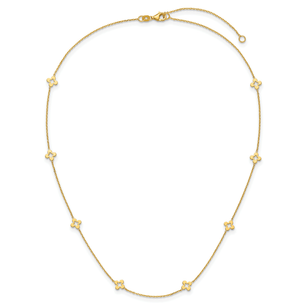 HERCO Gold 4 Leaf Clover Necklace