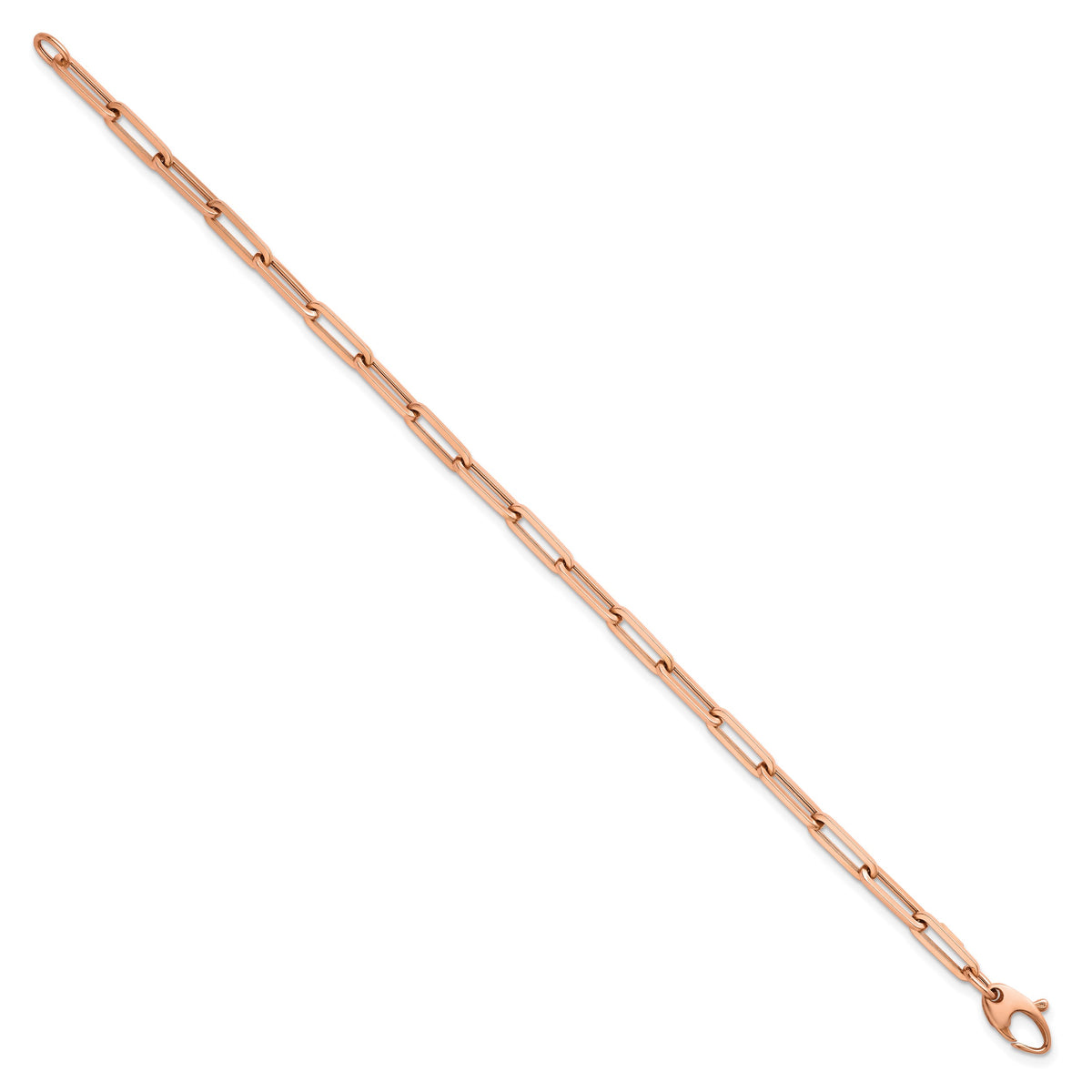 HERCO Gold Flat Paperclip Bracelet - 14k Rose Gold / 7.5 in#14k Rose Gold_7.5 in