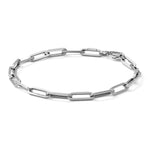 HERCO Gold Flat Paperclip Bracelet - 14k White Gold / 7.5 in