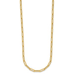 HERCO Gold 4.0mm Flat Paperclip Necklace - 14k Yellow Gold / 16 in