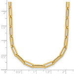 HERCO Gold 4.0mm Flat Paperclip Necklace - 14k Yellow Gold / 18 in