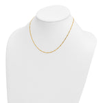 Herco Gold Diamond-Cut Fancy Link Chain - 16 in