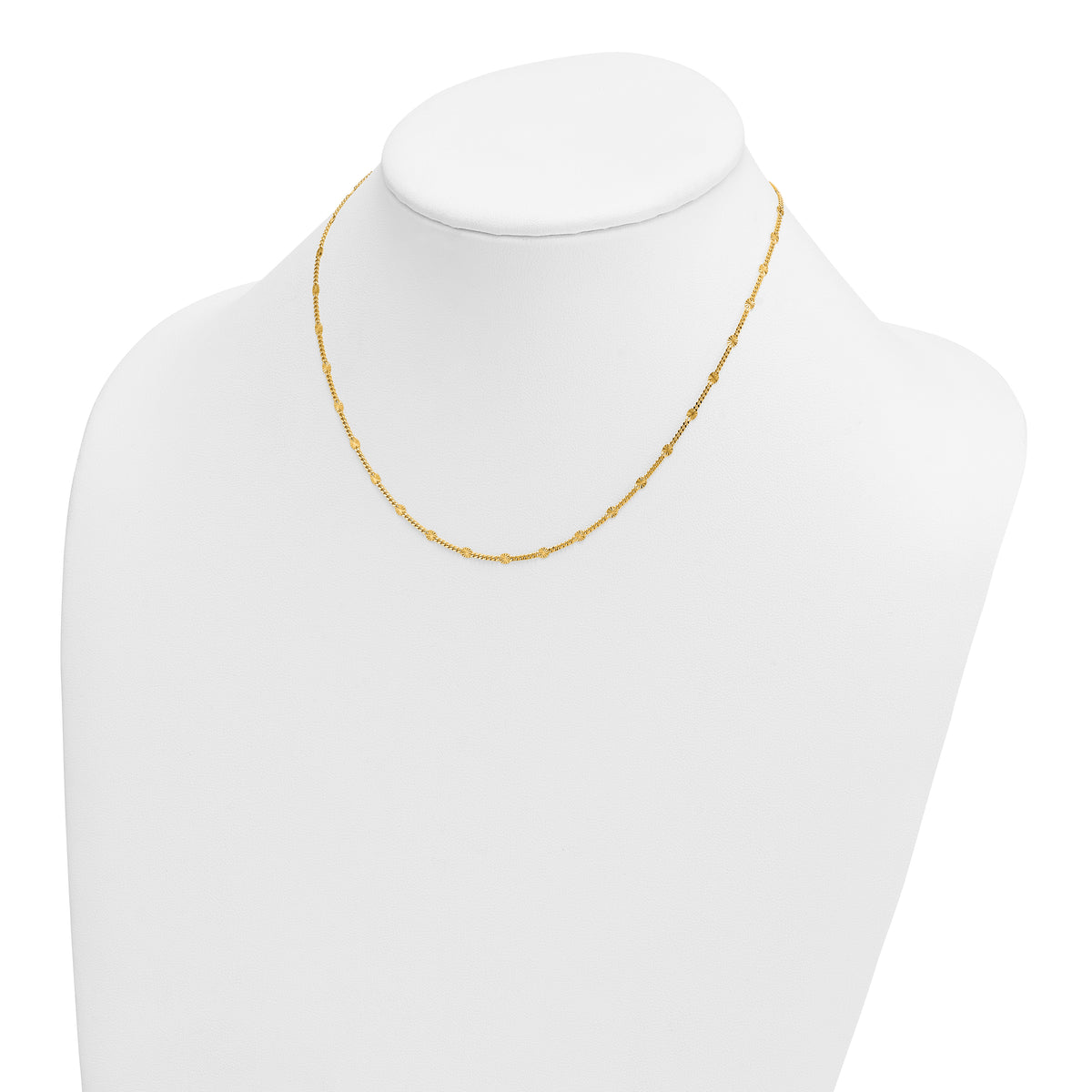 Herco Gold Diamond-Cut Fancy Link Chain - 16 in#16 in